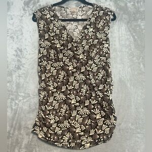 Y2K Ruched Tank Top Women’s Medium Tropical Vacation Hawaii Susan Lawrence